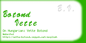 botond vette business card